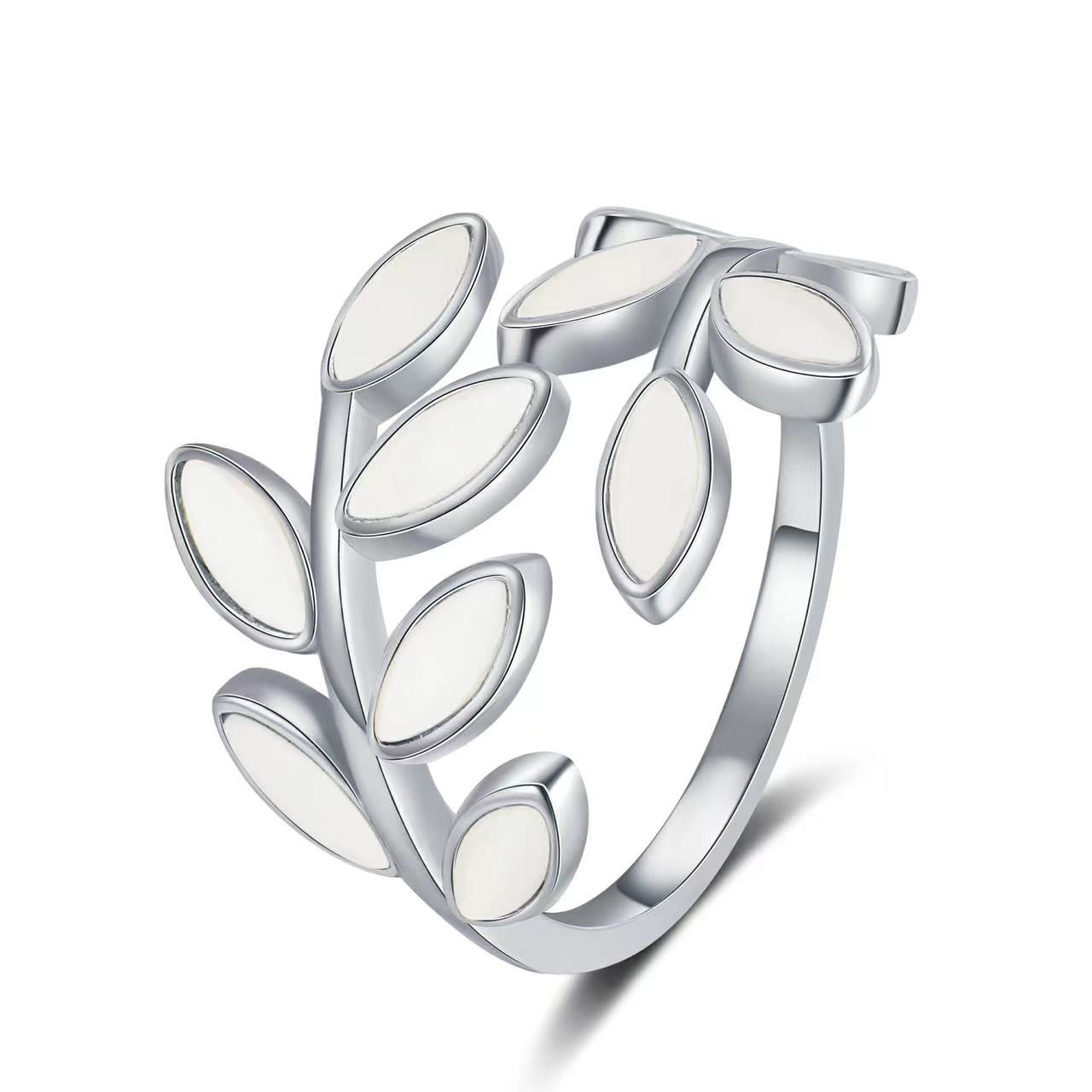Leaf & Wheat Ear Ring