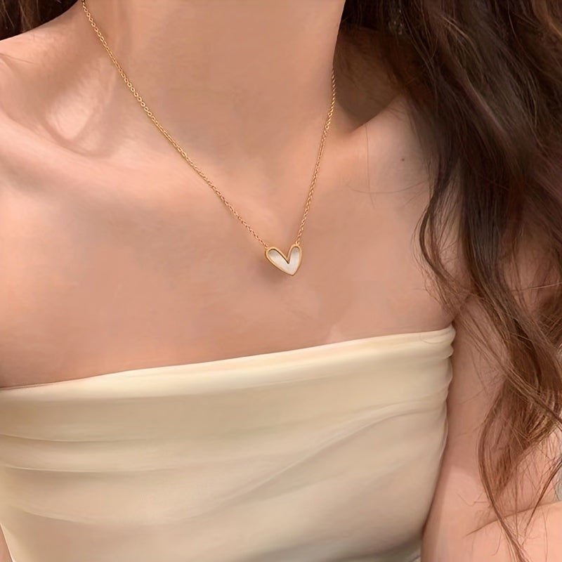 Shell Heart Necklace