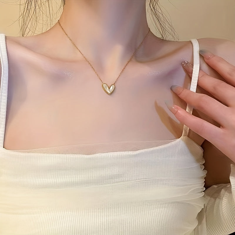 Shell Heart Necklace